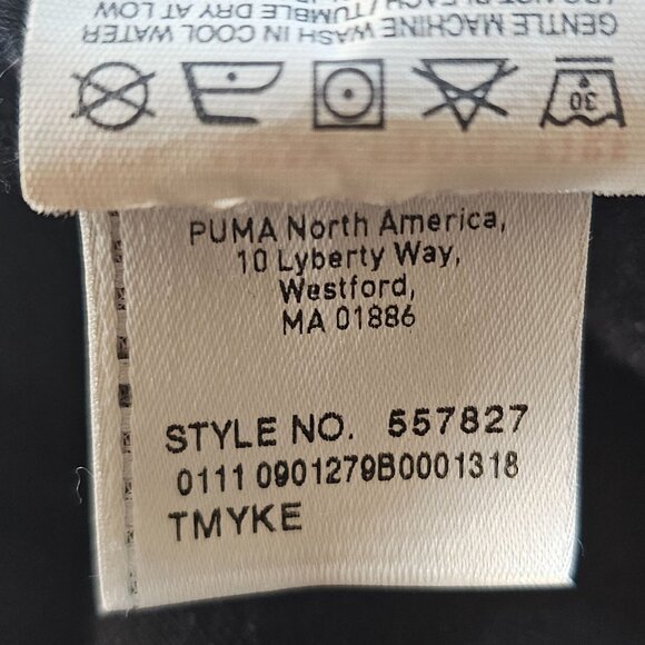 Puma Full-Zip Track Jacket With Graphic Stripes Mens Size XL Black - Picture 11 of 16